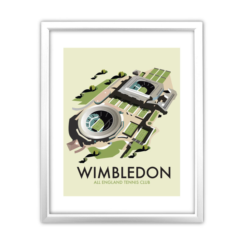 Dave Thompson - Single Picture Frame Print, White