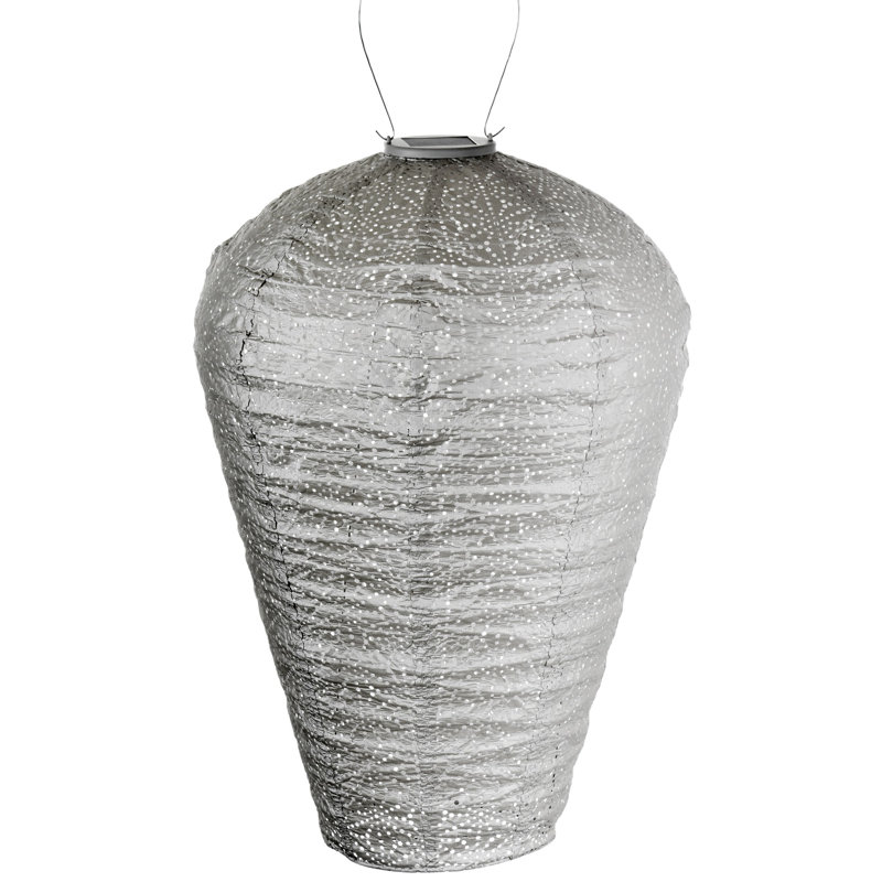 25.7'' Battery Powered Integrated LED Outdoor Lantern