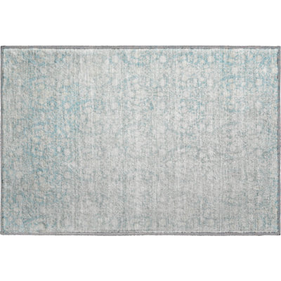 Premium Machine Washable Glanton AMF1231 Damask Rug