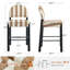 Tabouret de comptoir revêtu de lin 26,4 po Hyland-982135610-993774935
