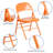 Oliverson Double Braced Metal Folding Chair-2062912992