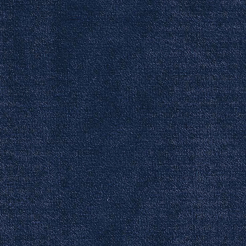 Lit simple en velours bleu marine avec tête de lit réglable - 12 supports pour un confort accru et un sommeil stable, Marine