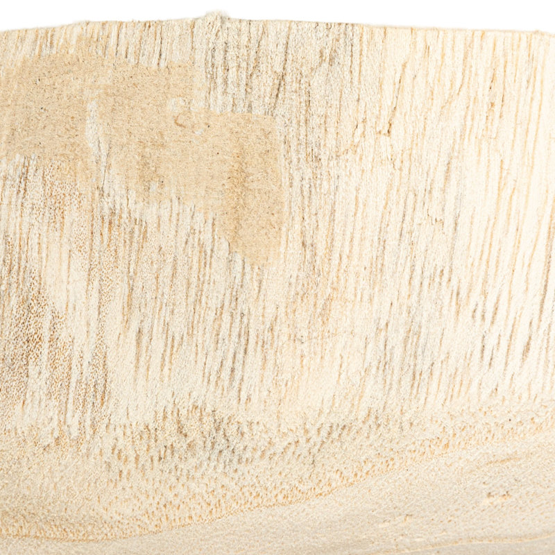 Bol en bois rustique Paulownia, Naturel