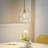  Lucy 1-Light Modern Irregular Organic Glass Kitchen Unique Pendant Light-1294403565