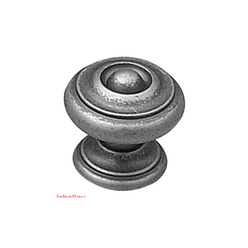 Poignée ronde 1 5/16" de diamètre Povera, H 1,18 po x l 1,18 po