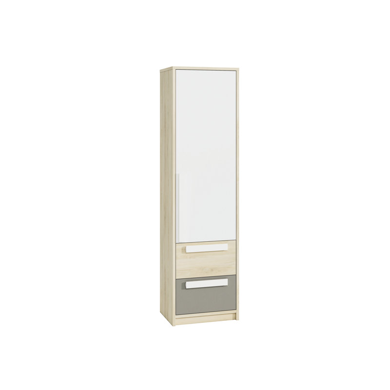 Indah 199 cm H x 55 cm W Geometric Bookcase