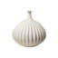 Sawtooth Vase-Rustic White-Sm