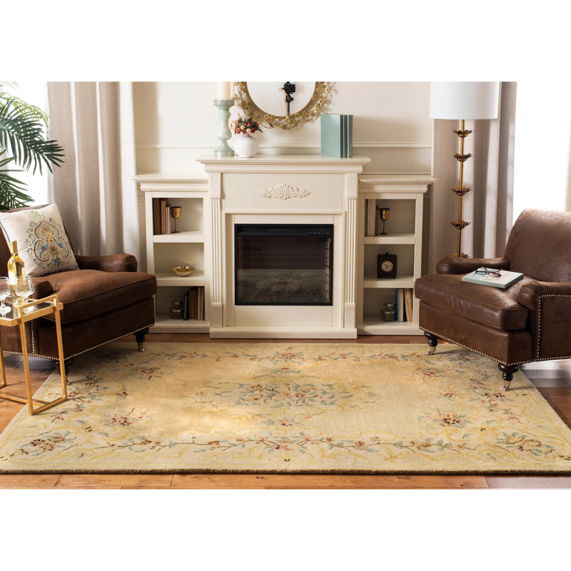 Tapis en laine touffeté à la main Molter, Rectangle 8 pi x 10 pi
