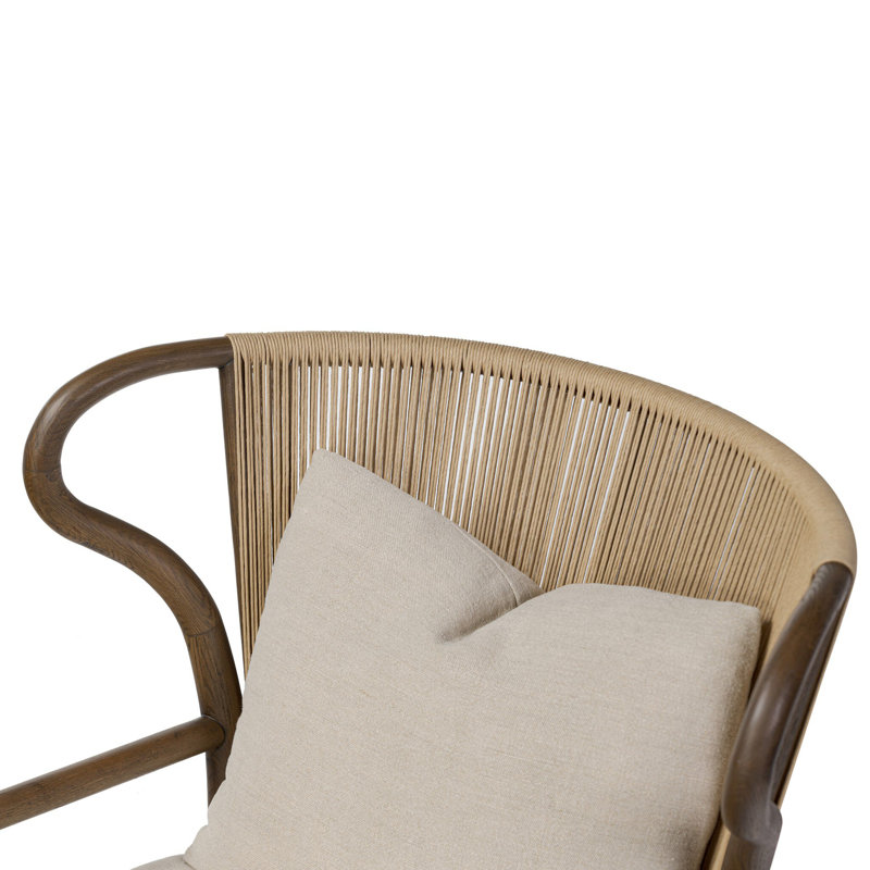 Amira Chair, Cream Solid Color
