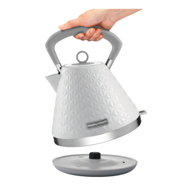Vector Kettle And Toaster Set, White