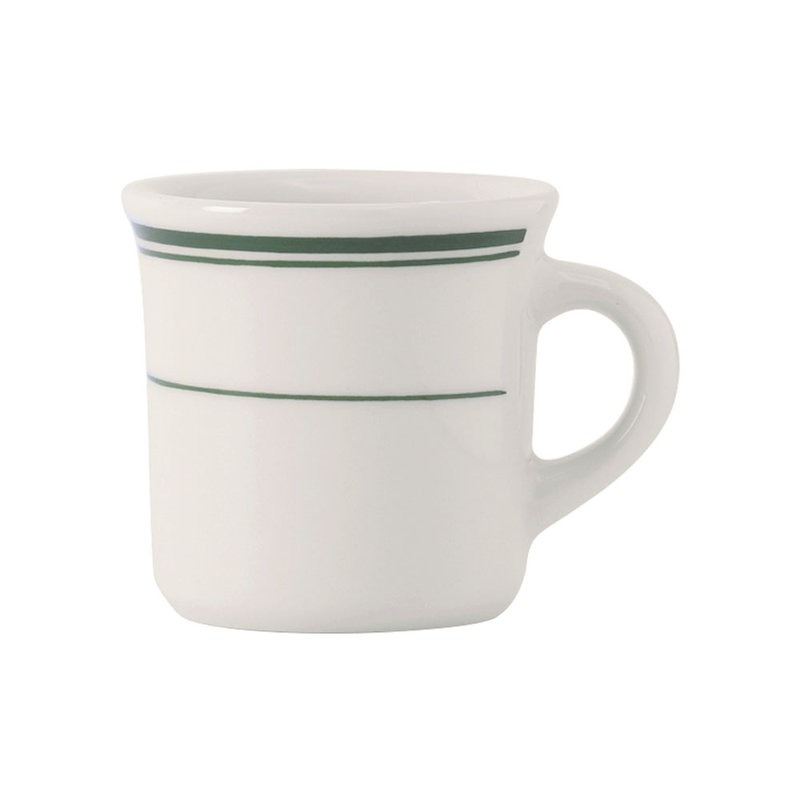 Ensemble de 6 tasses à café en porcelaine Green Bay 9 oz