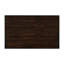 Table de chevet classique transitionnelle, brun, 3 tiroirs, placage de bois de manguier