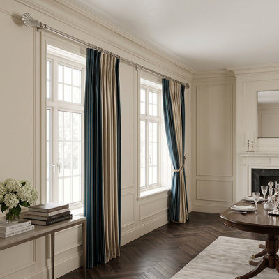 Darcey Adjustable Single Curtain Rod