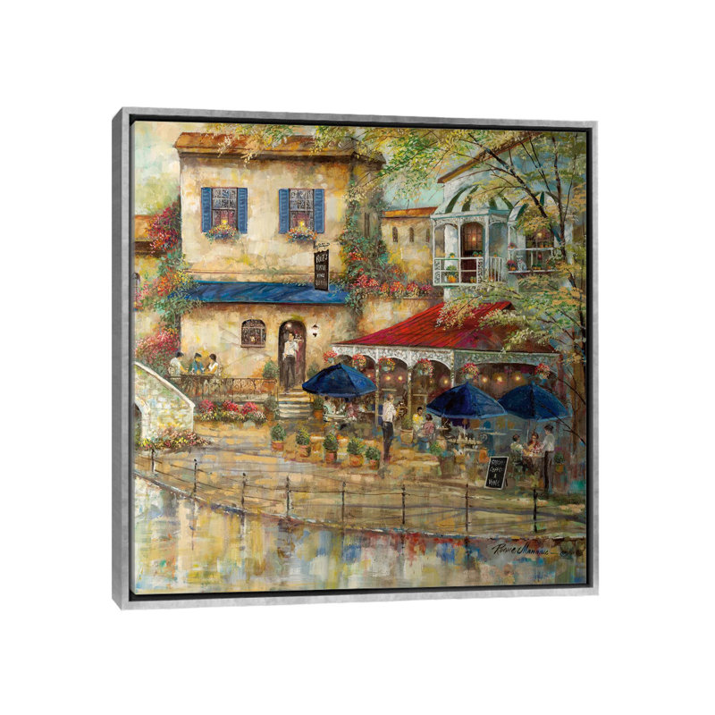«Arthur's II» par Ruane Manning - reproduction d'art, H 37 po x l 37 po x P 1,5 po, Aucun mat, Toile avec cadre argenté