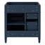 Meuble-lavabo de 30 po sans lavabo supérieur, armoire de rangement de salle de bain avec 2 tiroirs et un tiroir rabattable (NE PAS INCLURE DE BASSIN)-1266079324-1266079320-1266079313