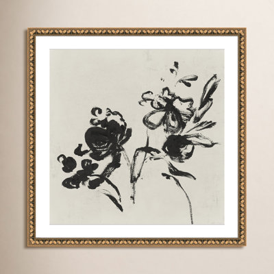 Frony "Black Florals I" Painting by Isabelle Z