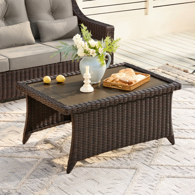 Keaisha Rectangular Outdoor Coffee Table