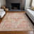 Machine Washable Indoor/Outdoor Xhevrie Terracotta Rug-1752009766