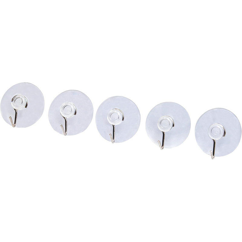 Creathome 40MM Medium Suction Hooks, 20PCS
