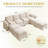8 Seat Chenille U Shaped Modular Sectional Sofa With Storage-1771276262