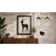 Silhouette Deer Minimalist - Framed Print-312082074-312082076