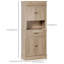 Armoire de rangement de cuisine avec tablettes ouvertes et ajustables-1835613760