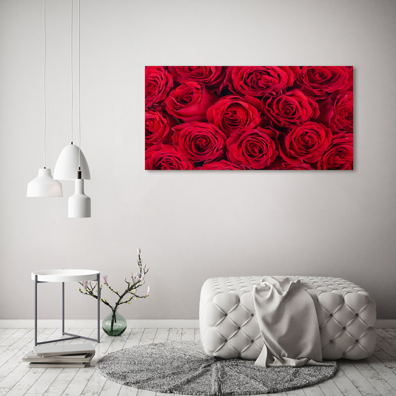 Roses 1 Piece Wrapped Canvas Wall Art