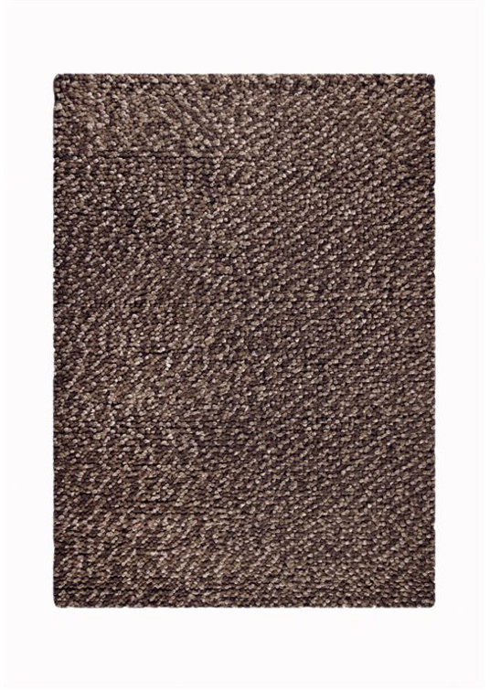 Tapis chocolat tissé à la main Kizzie
