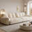 Beige Polyester 3 - Piece Living Room Set