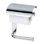 Hotellerie Wall Mount Toilet Paper Holder with Lid