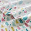 Drap simple en flanelle de coton TG avec arbres des Fêtes blancs, adapté pour un matelas de 12 po, comprend une housse plate et une taie d'oreiller à 100%