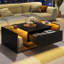 Pedestal Coffee Table with Storage-1337862774