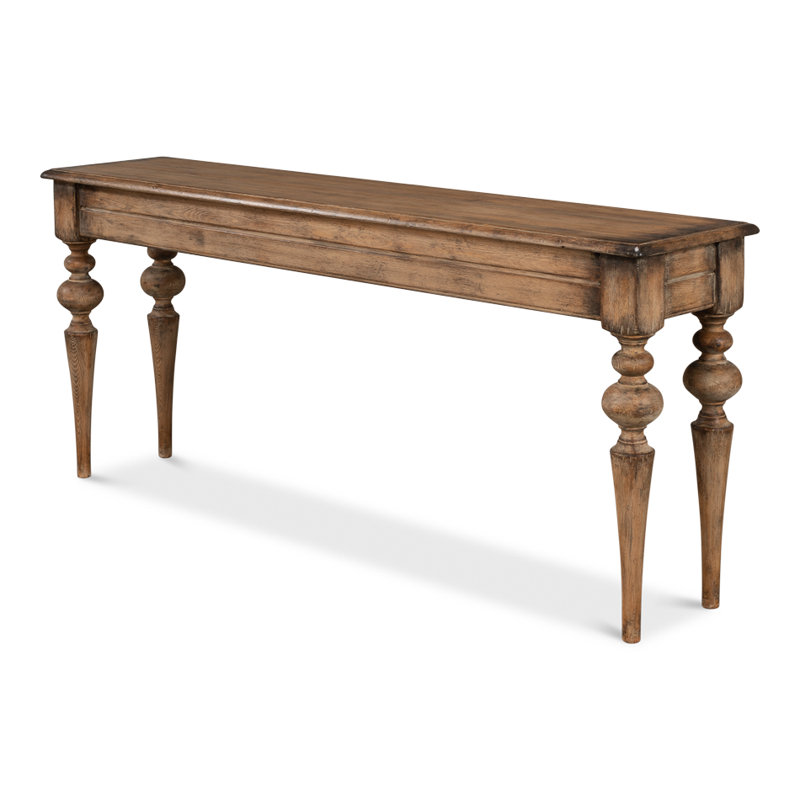 Hudson 73'' W Solid Wood Console Table, Brown
