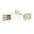 White and Natural Elm
