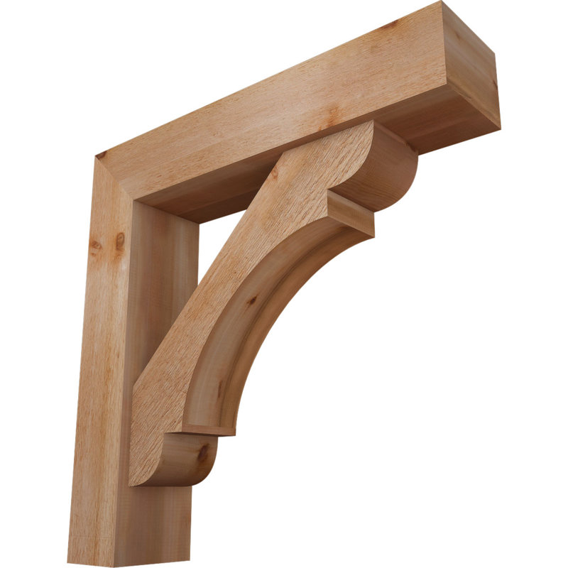 Support de bloc olympique avec entretoise décalée, 36 po x 36 po, Cèdre rouge occidental de l 8 po (scié brut)