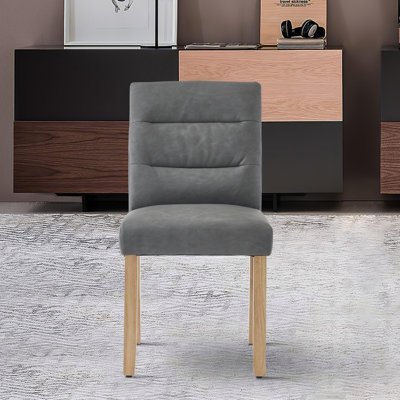 Aaroon 48cm H Upholstered Upholstered Back Side Chair in White