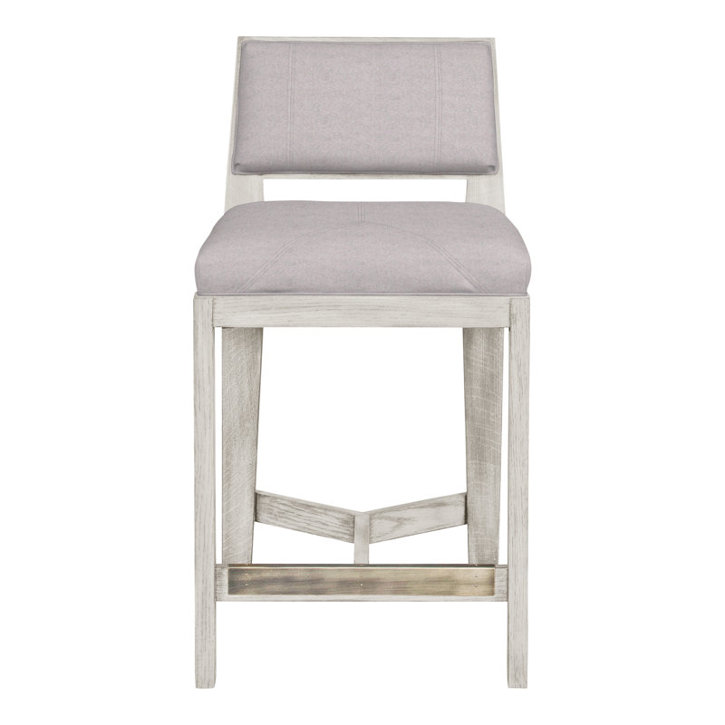 Thom Filicia 32.5'' Stool, Nadia Linen, Casa Blanca