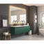 Miroir de salle de bain 60 po x 48 po à DEL avec façade et rétroéclairage, miroir de meuble-lavabo mural avec cadre en aluminium, antibuée, mémoire, 3 couleurs, gradation continue-1315211877-1315211860