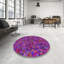 Tapis rouge/rose tissé à la machine-380222946