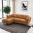 Chase Genuine Leather Sectional Left Facing-1740211377