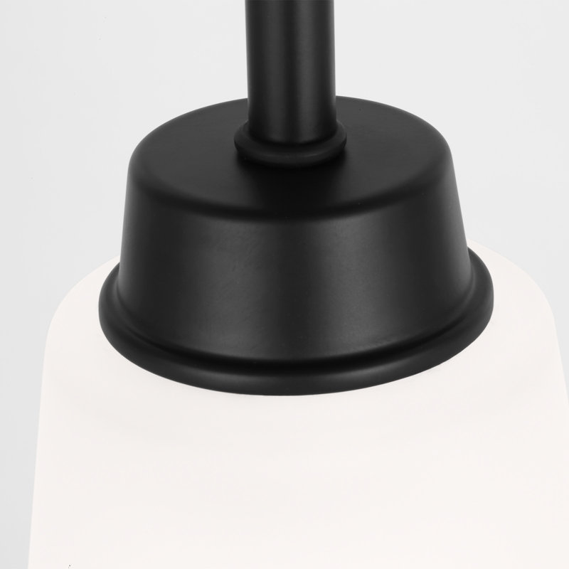 Kerrville One Light Mini-Pendant from Generation Lighting , Midnight Black, Yes