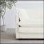 Deep Single Seat Sofa Upholstered Reading Armchair for Living Room, Comfortable and Stylish White Chenille Fabric-902292649