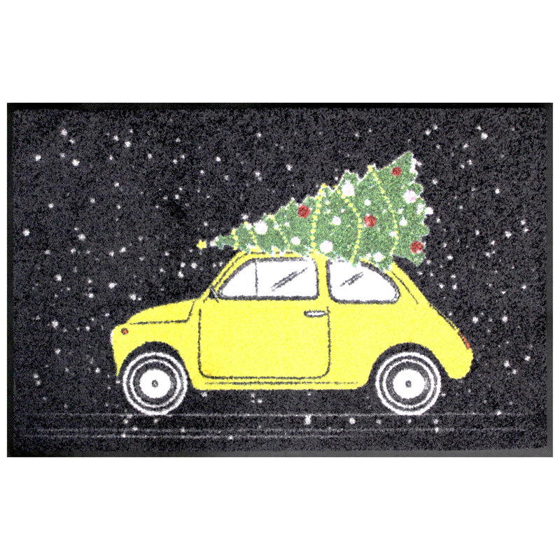 Le tapis de sol Holiday Aisle® Khrissa