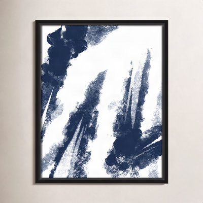 Ferne "Navy Striking Seams 2" Print