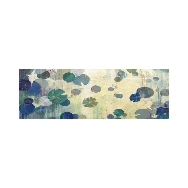 Teal Lily, 30.48 cm H x 91.44 cm W x 1.91 cm D