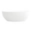 71 po. 35 po. Baignoire surface blanche matte
