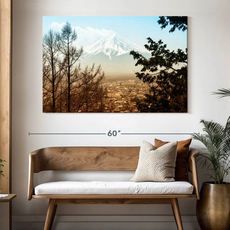 Ravi Mt. Fuji, 34" H x 51" W