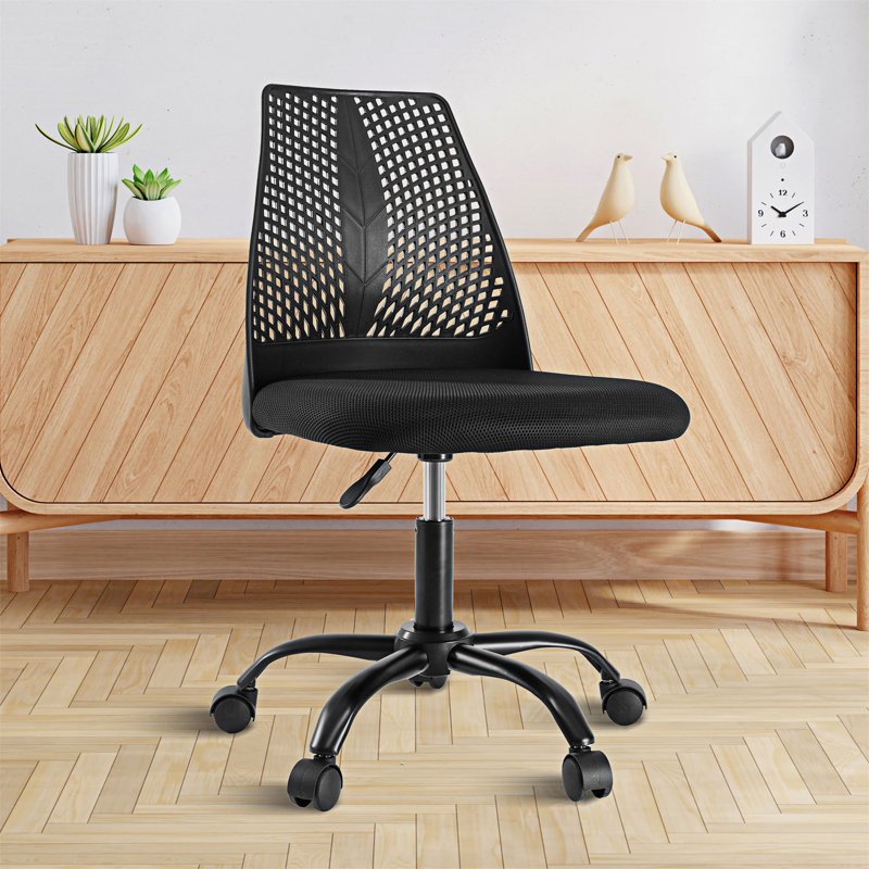 Chaise de travail Anjuman, Noir, noir, noir, noir