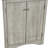 Adjustable Shelves Triangle Cabinet In Oak - With Bathroom-588727007