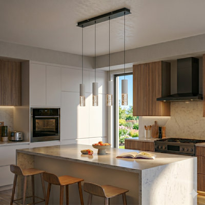 Rathi 4 - Light Kitchen Island Pendant